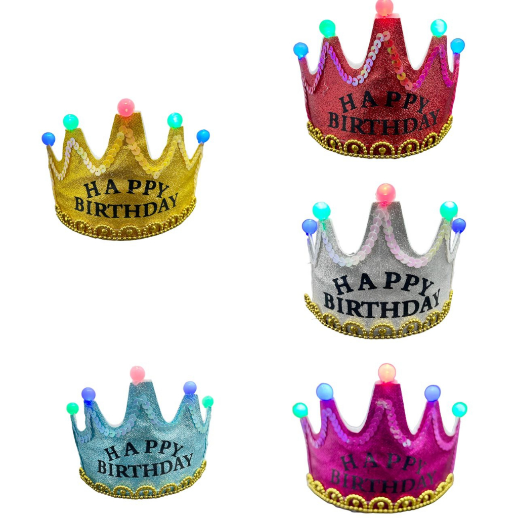 Happy Birthday LED Crown | Shopee Malaysia