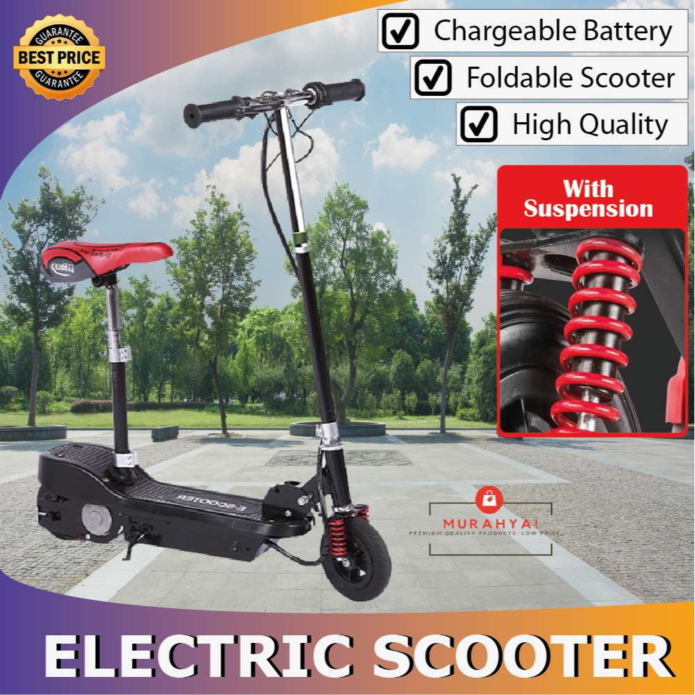 Skuter Elektrik Dewasa Electric Scooter Adult 24V E-bike E Scooter Mini ...