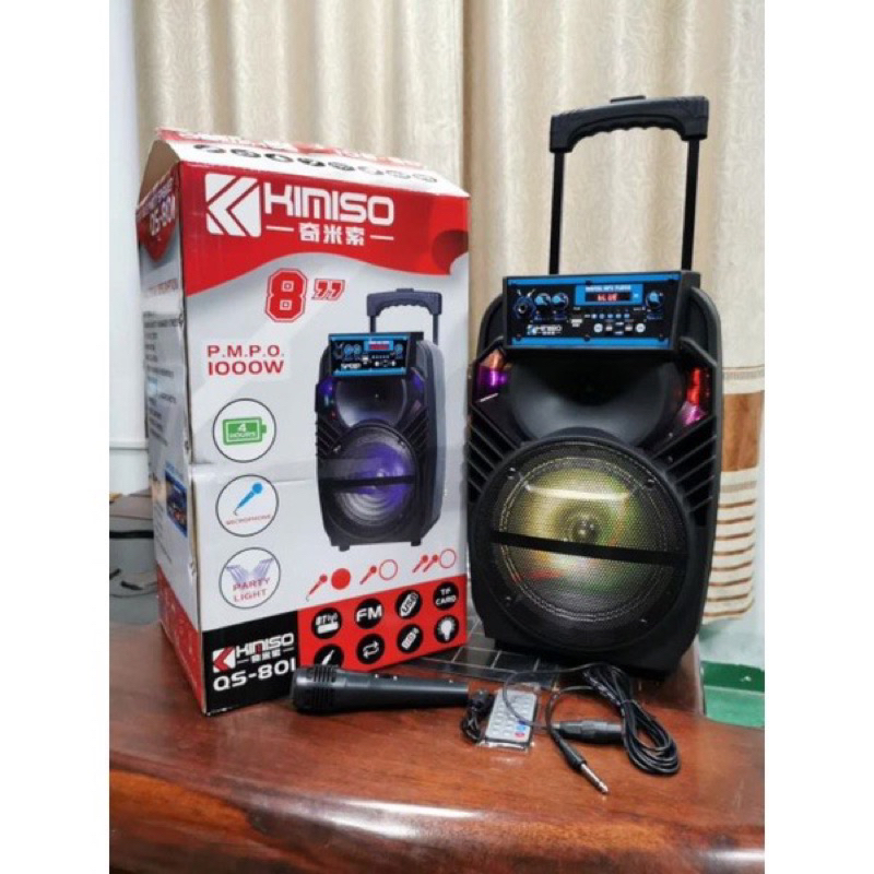 KIMISO QS801 Karaoke Multimedia Speaker System PC/PS4/Xbox/TV/Smartphone/Tablet/Music Player