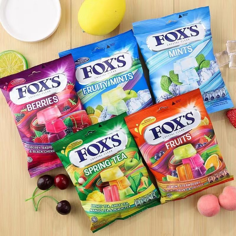 Halal Indonesia Fox's Crystal Clear Candy (Gula Gula Fox's) Shopee