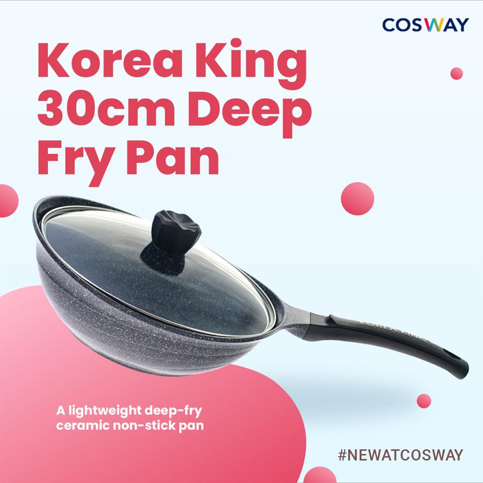Korea King Deep Fry Pan: For Perfect Tossing 