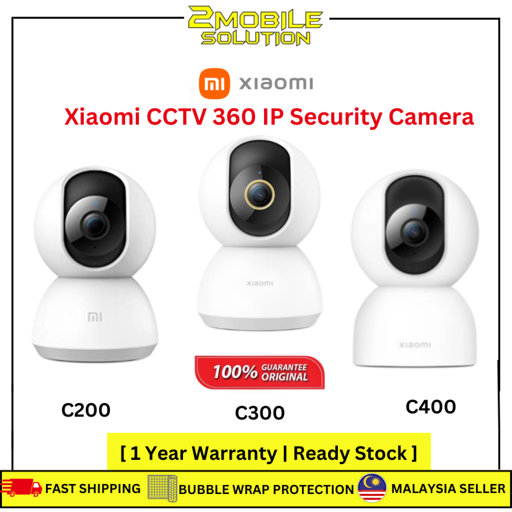 Xiaomi Mi CCTV 360° C400 / C300 / C200 / 2K Pro Mijia Global Version