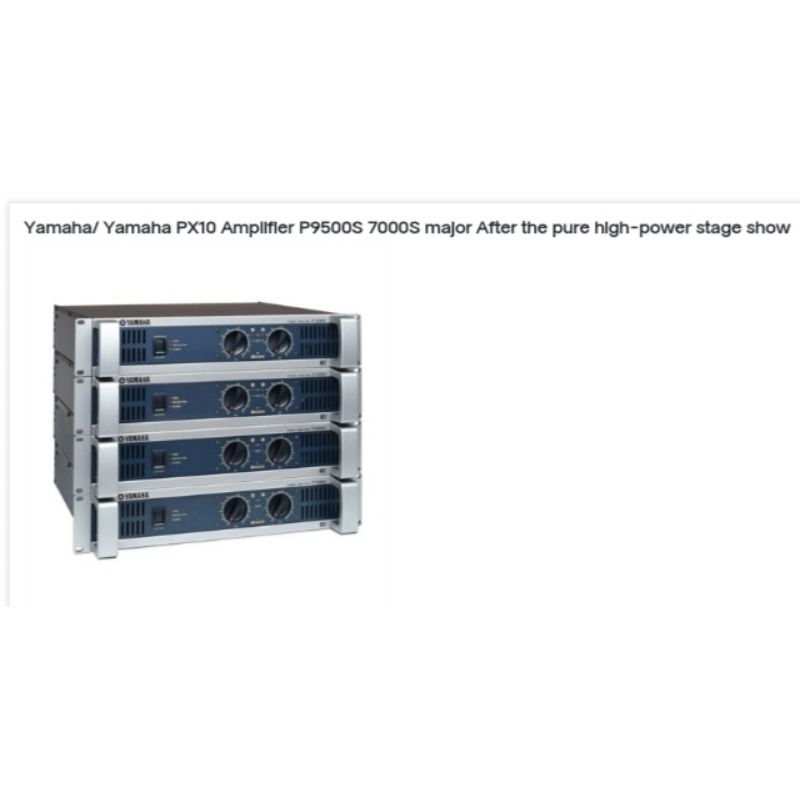 Yamaha/ Yamaha Amplifier P9500S major After the pure highpower stage