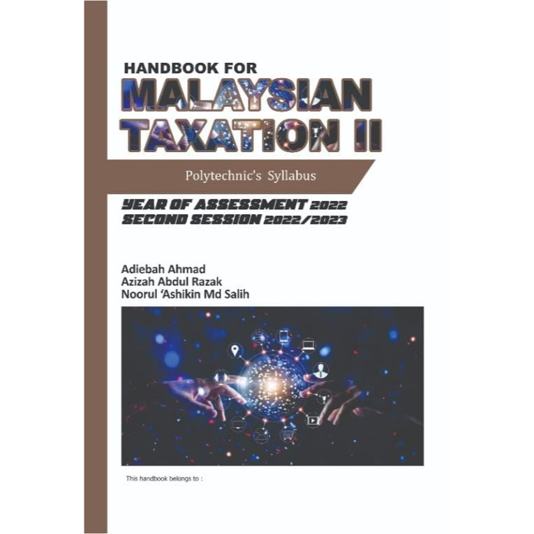 Handbook for Malaysian Taxation II (Year of Assessment 2022) Shopee