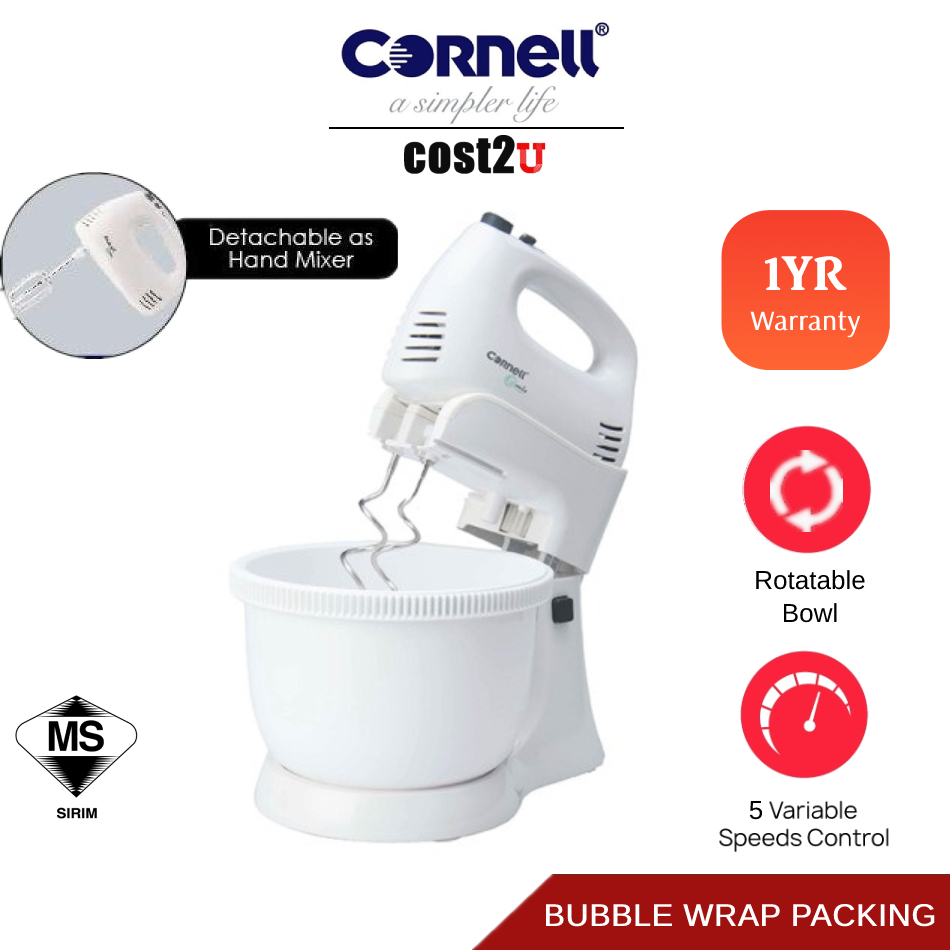 [Bubble Packing] Cornell 3.5L Detachable Stand Mixer CSMS8008HP Hand