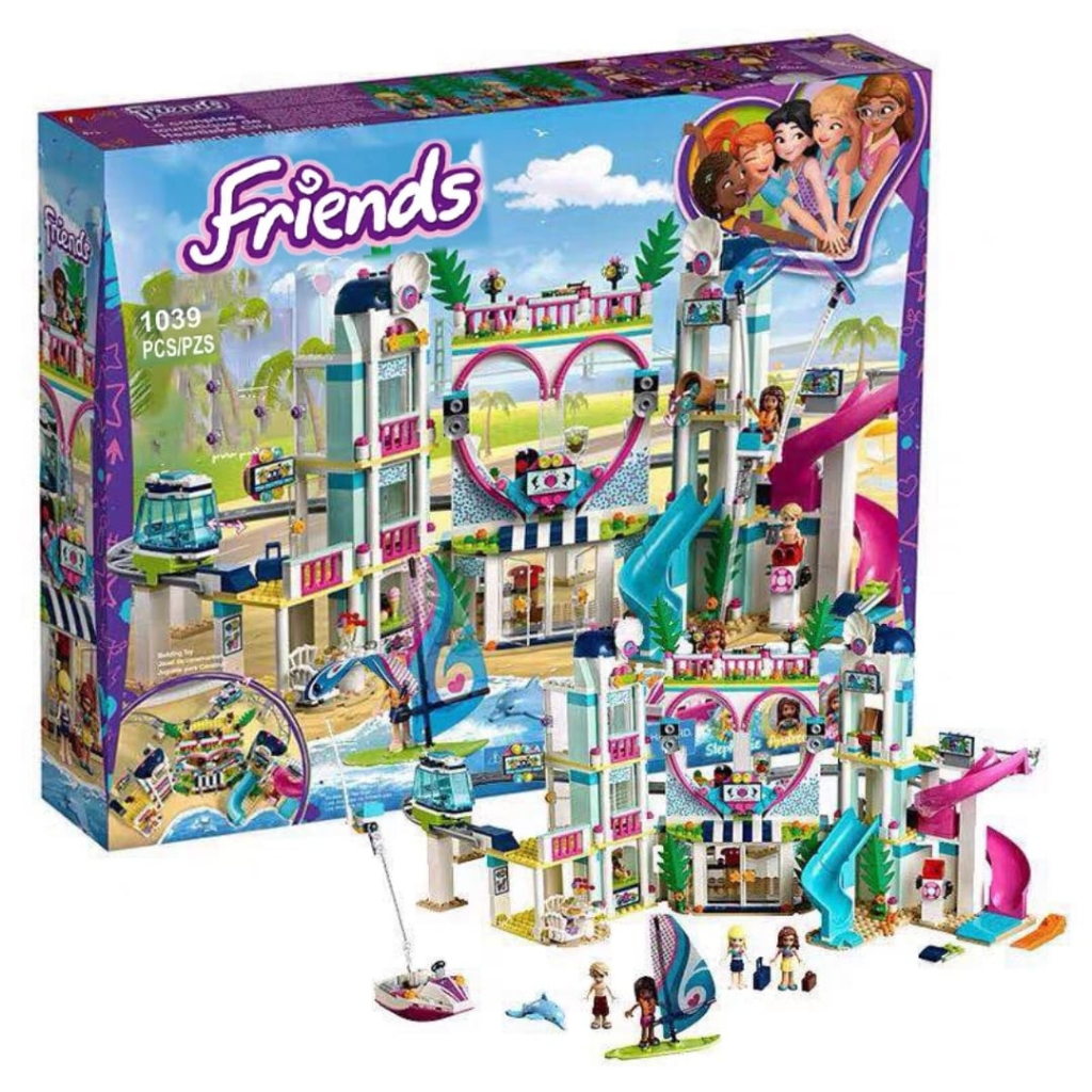 XS BLOCK FRIEND'S HEARTLAKE CITY RESORT BUILDING BLOCK (3018) | Shopee ...
