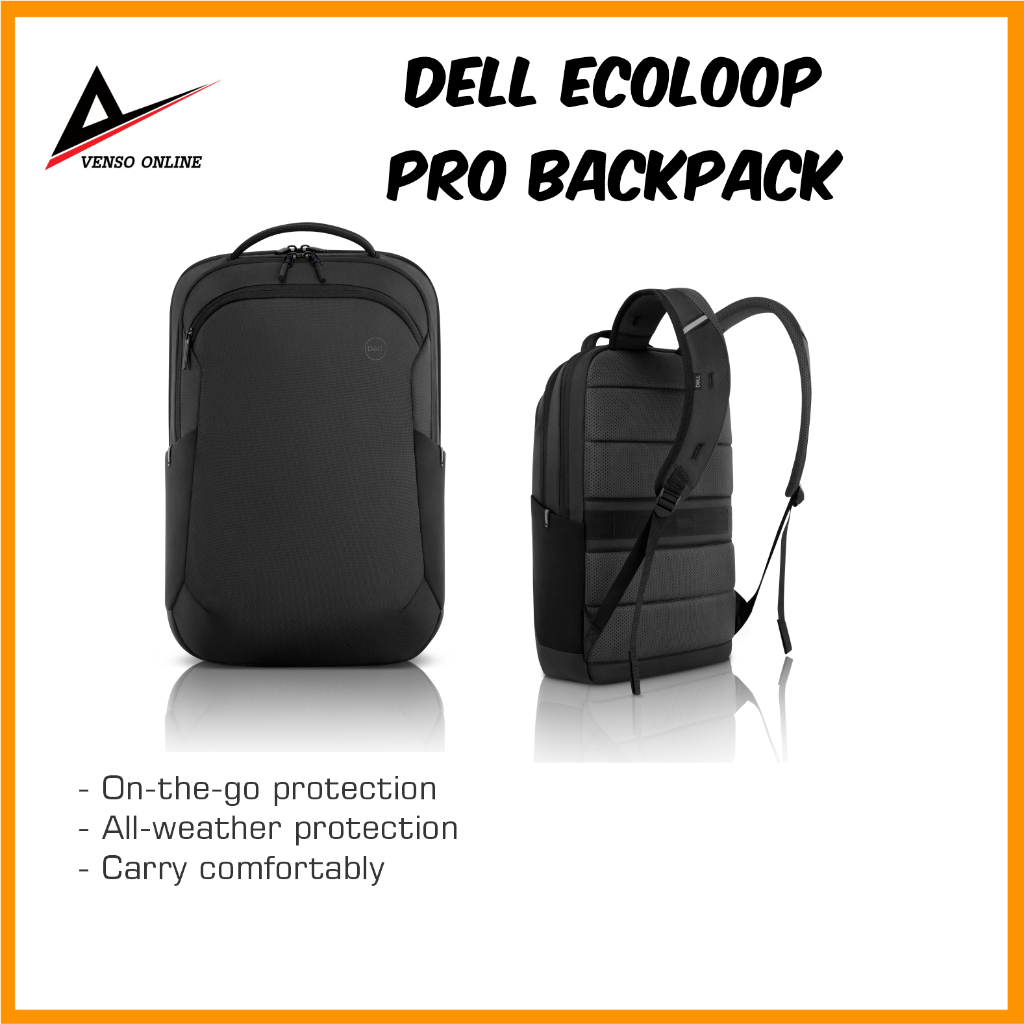 Dell EcoLoop Pro Laptop Backpack CP5723 Shopee Malaysia