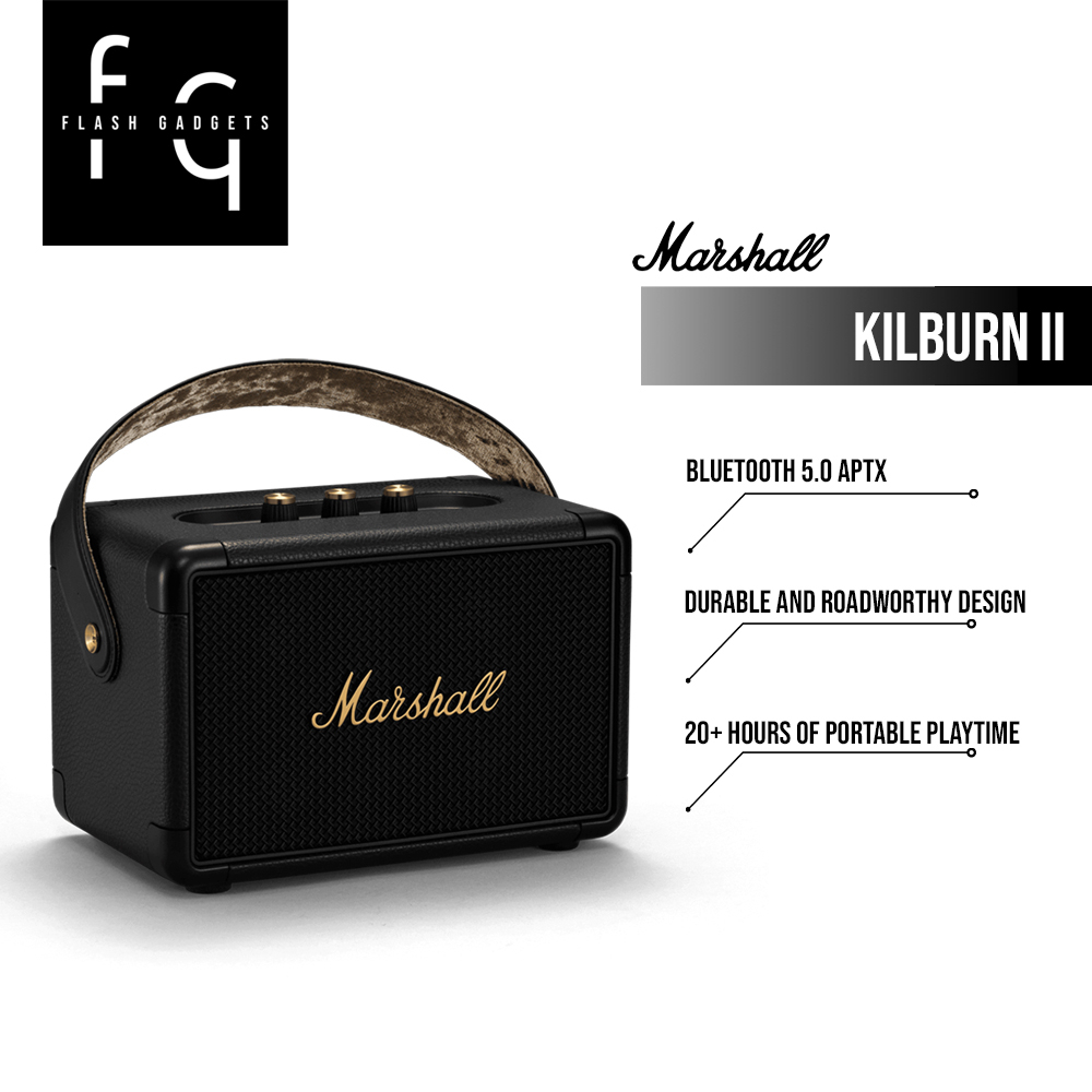 Marshall Kilburn II Portable Bluetooth Shopee Speaker Year Marshall Malaysia Warranty 1 | 