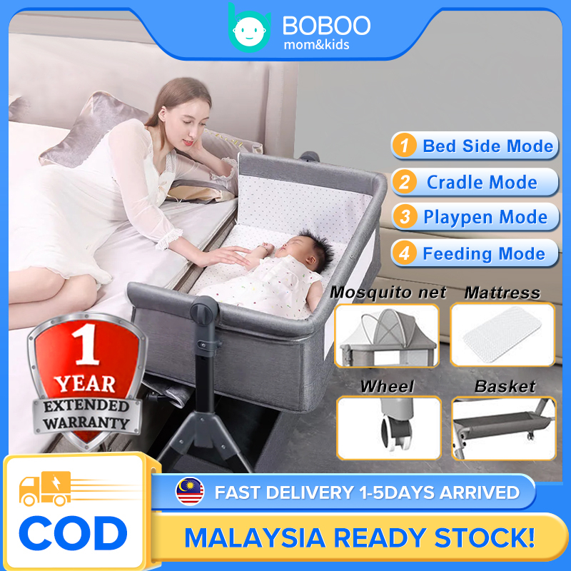 COD Baby Cot Portable Katil Baby Murah Cradle Sleeping Baby Bed Newborn