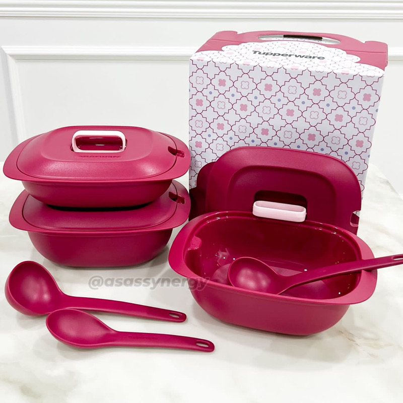 TUPPERWARE GOURMET SERVEWARE SET Shopee Malaysia