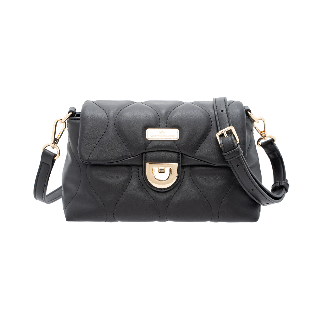 Valentino Creations Monica Sling Bag Black 100 Original Ready Stock Shopee Malaysia