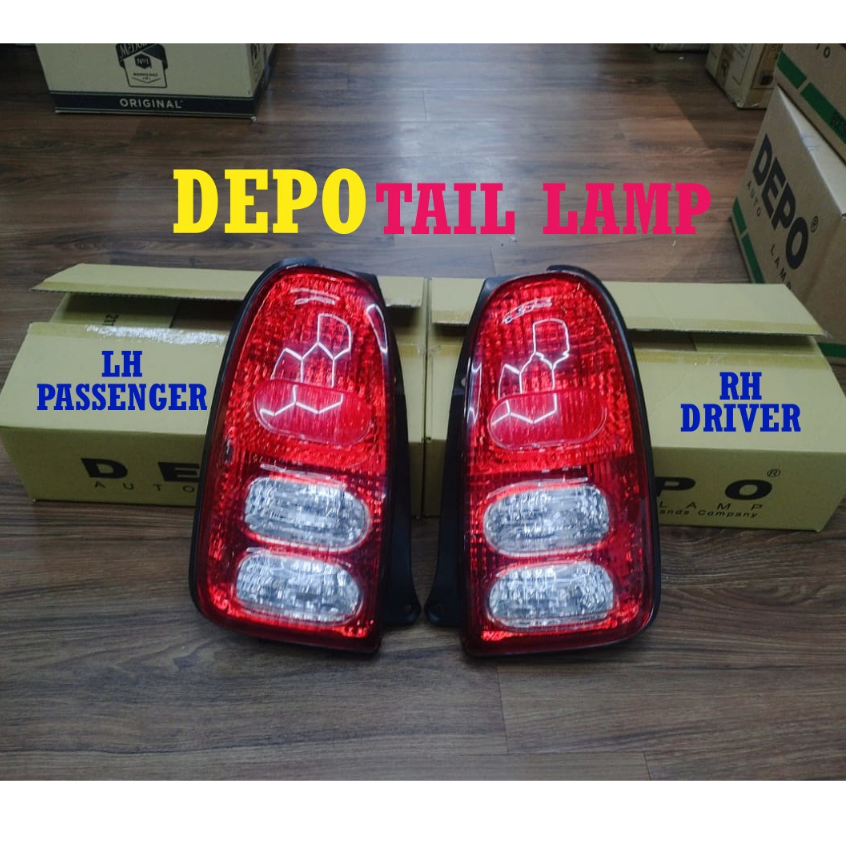 DEPO REAR TAIL LAMP / TAIL LIGHT / LAMPU BELAKANG PERODUA KELISA