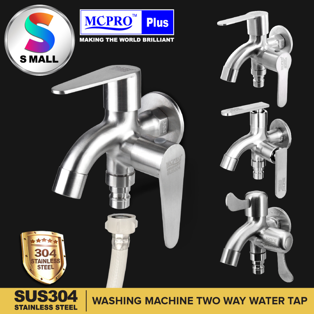 MCPRO Plus Stainless Steel SUS 304 BATHROOM WASHING MACHINE TWO WAY ...