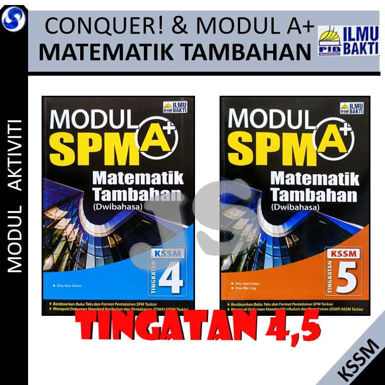 2023 MODUL A+ SPM MATEMATIK TAMBAHAN (DWIBAHASA) SPM KSSM TINGKATAN 4.