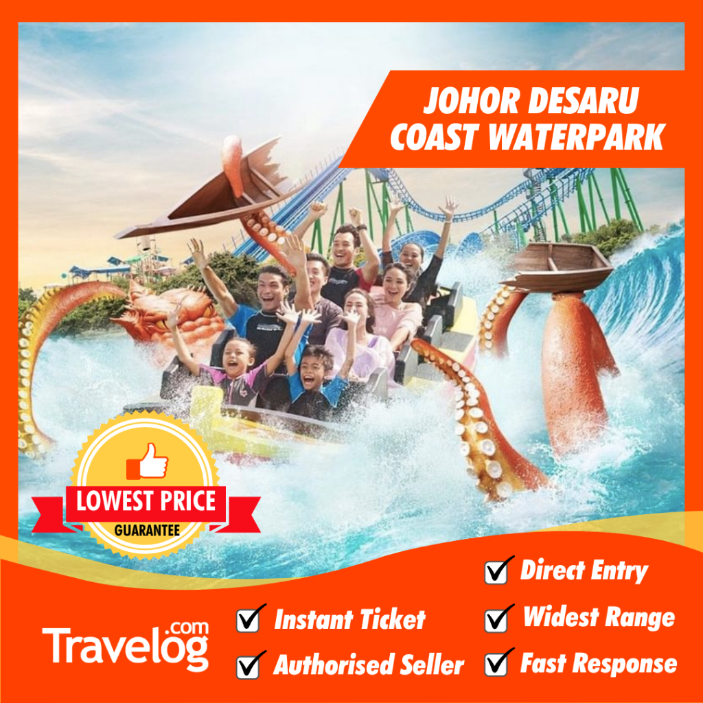 [2024 PROMO] Johor Desaru Coast Adventure Waterpark Ticket Shopee