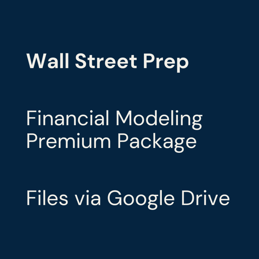 Wall street prep financial modeling shopee malaysia