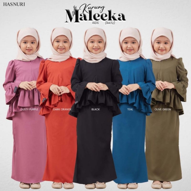 Kurung Maleeka Kids Edition Hasnuri Readystok HotItem | Shopee Malaysia