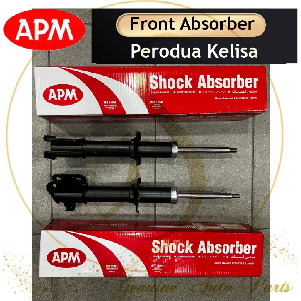 Original Apm Front Absorber Gas Shock Perodua Kenari Kelisa