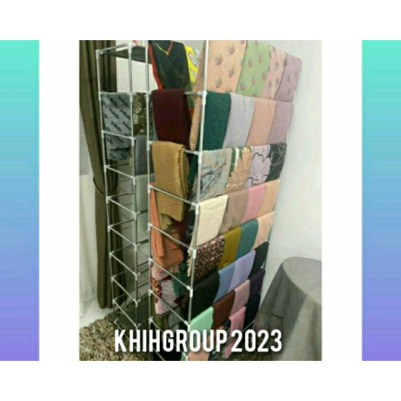 Rack Serbaguna, Rak Tudung 10 layer, Rak Promosi, Rak Ampaian Baju ...