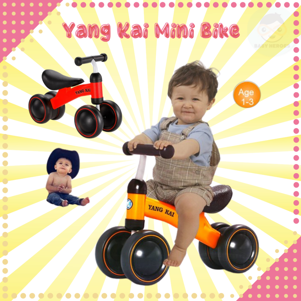 BABYHEROES Yang Kai Baby Balance Bike Learning To Walk No Foot Pedal Bike Baby Infant Walker Shopee Malaysia