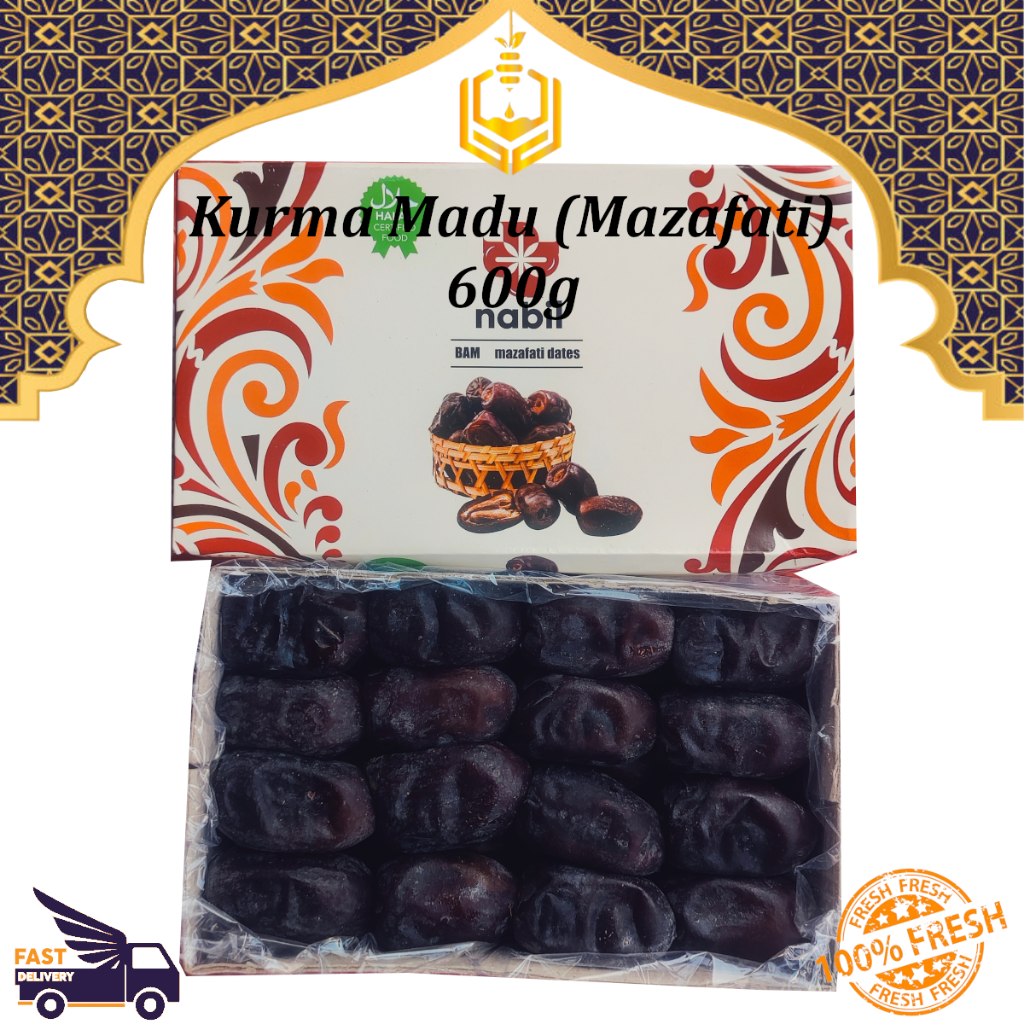 Kurma Madu/Mazafati/Bam Dates/Iranian Dates/600g | Shopee Malaysia