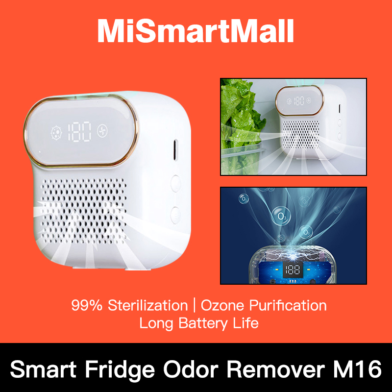 MUXNW M16 Refrigerator Deodorizer Fridge Purifier Electronic Odor