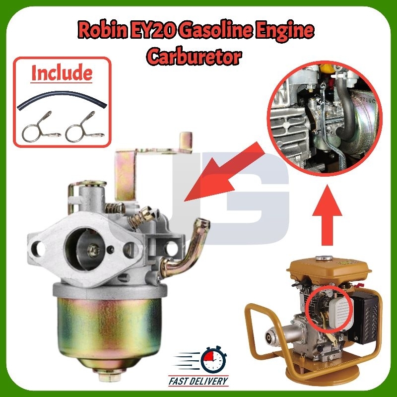 Subaru Robin EY20 5.0HP Gasoline Engine Carburetor / Carburetor Robin ...