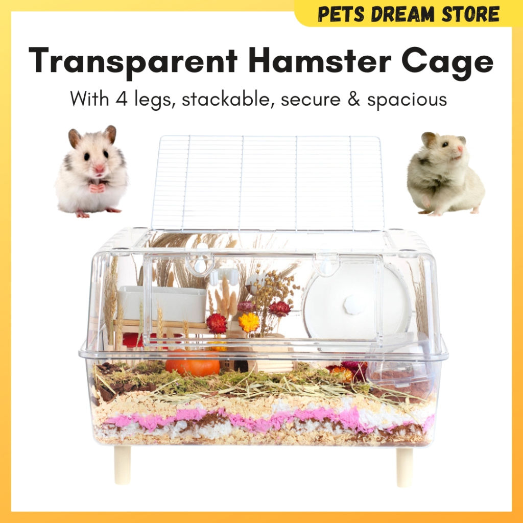 Hamster cage size dwarf sales