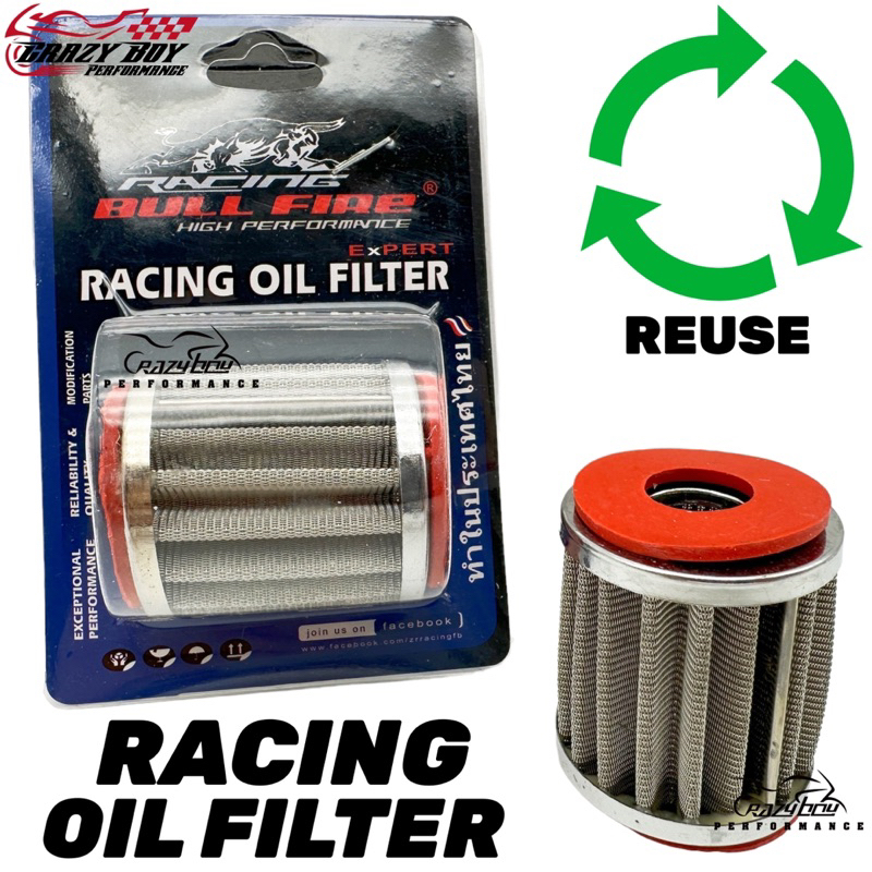 OIL FILTER RACING BESI REUSE OIL FILTER Y15ZR Y16ZR LC135 SRL115 OIL