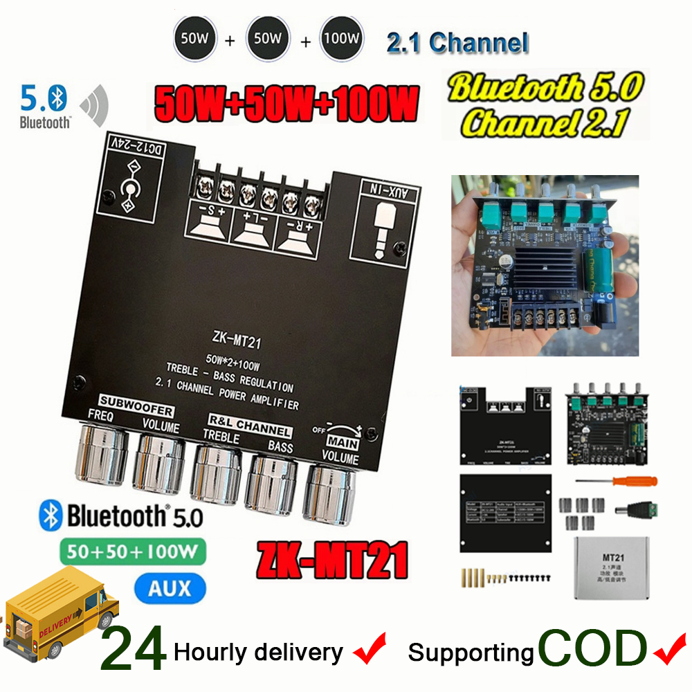 Zk Mt Channel Bluetooth Subwoofer Amplifier Board Wx W