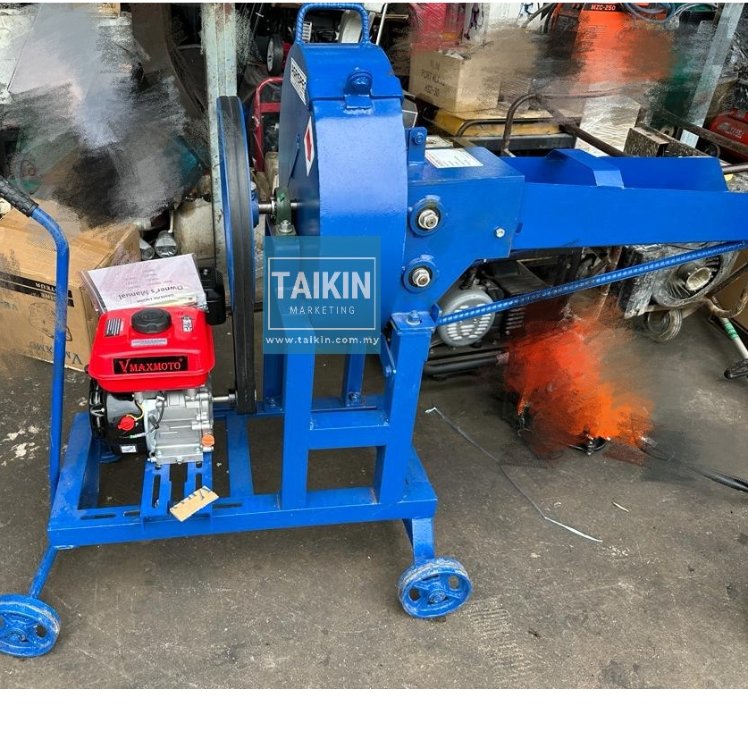 Napier Grass Chopper Frond Chopper Palm Leaves Chopping Machine with 7