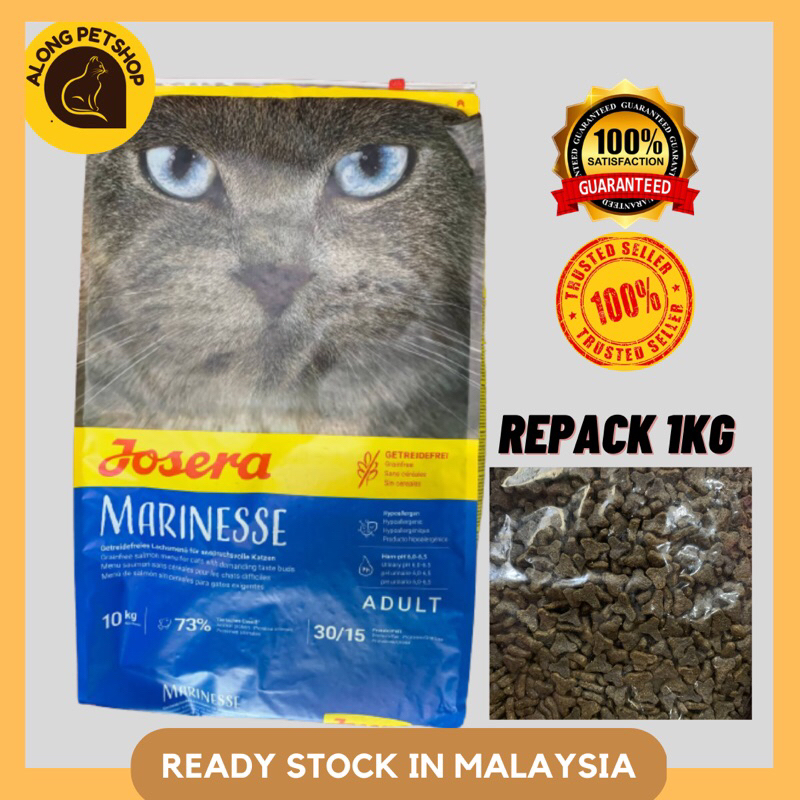READY STOCK IN MALAYSIA Josera marinesse repack 1kg cat food makanan kucing Shopee Malaysia