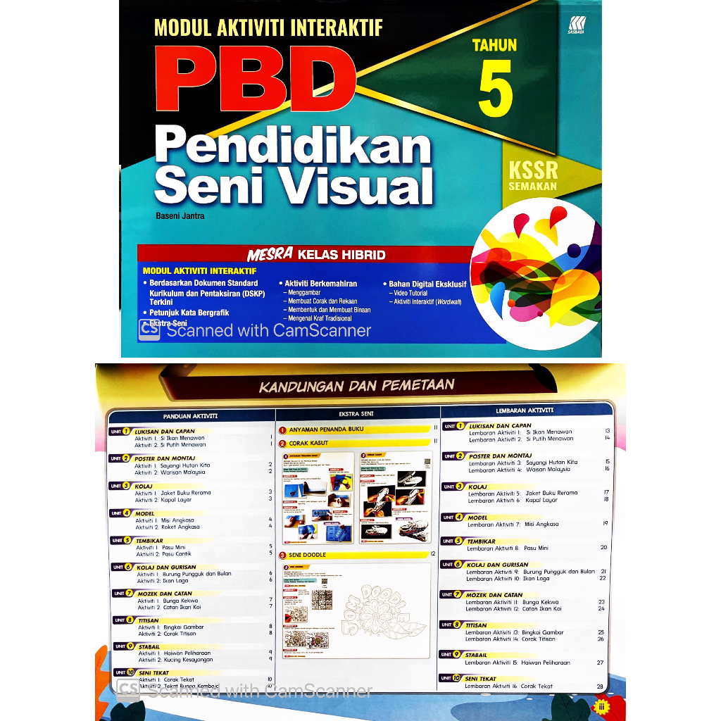 【Sasbadi】 Modul Activiti Interaktif PBD Pendidikan Seni Visual 2023 ...