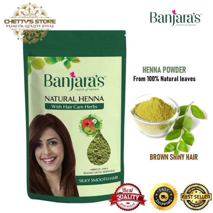 Banjara's Natural Henna Powder 100g Shopee Malaysia
