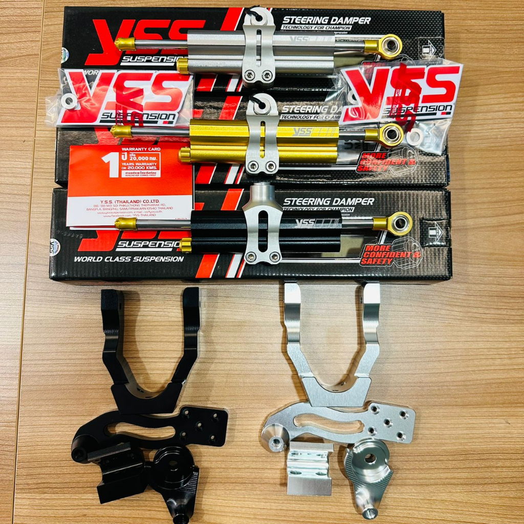 RXZ ORIGINAL YSS STEERING DAMPER 75MM SIAP YAMAHA RXZ DAMPER BRACKET