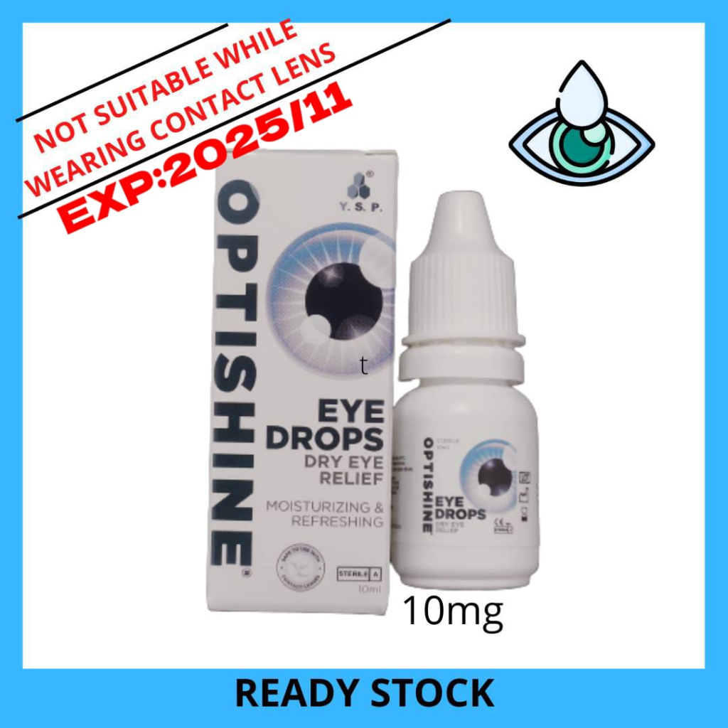 Optishine Eye Drops-Dry Eye Relief (10ml) | Shopee Malaysia