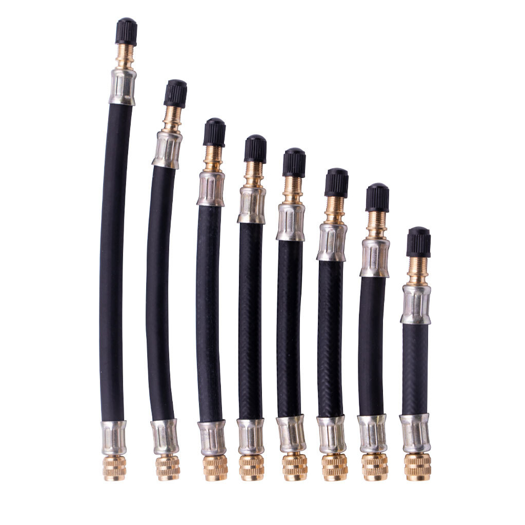 MKR 1pc Tires Pump Extension Rubber Hose Valve Adapter Flexible Tube