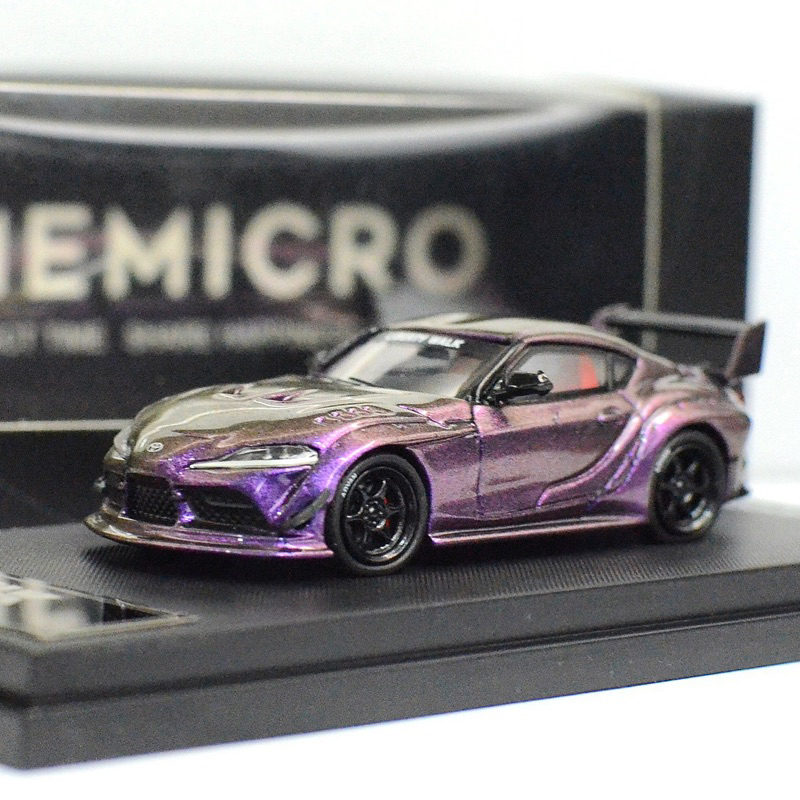 (NOT SEALED) TIME MICRO 1/64 TOYOTA SUPRA A90 LBWK MAGIC PURPLE ...