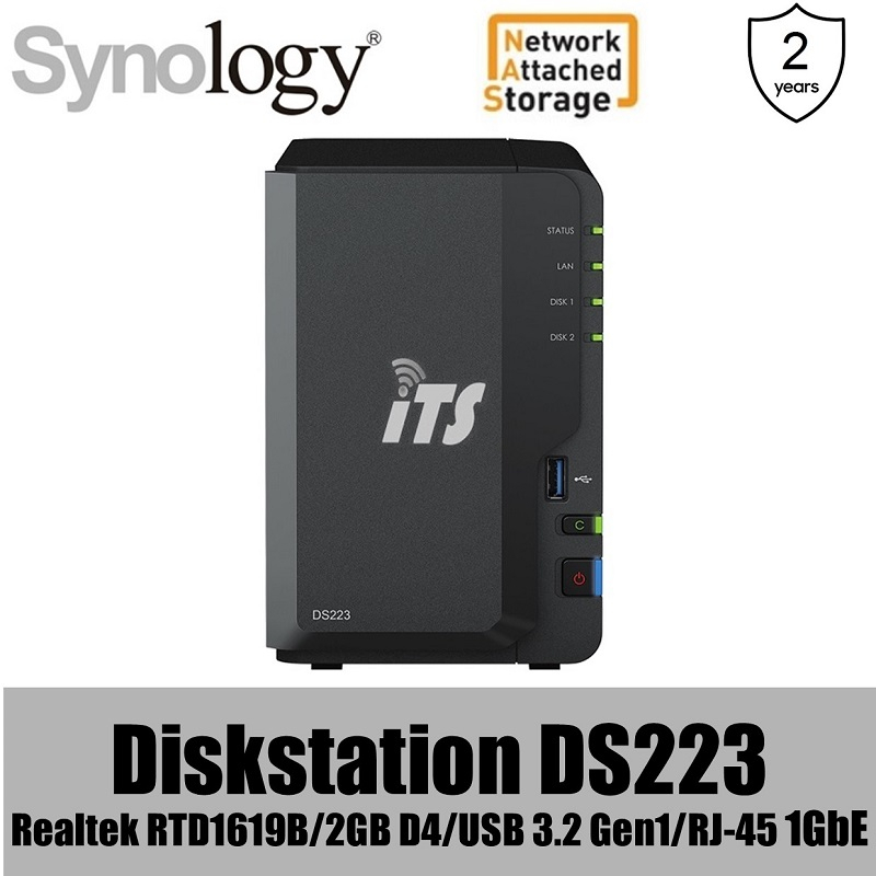 Synology Diskstation DS223 Versatile 2-Bay Nas | Shopee Malaysia