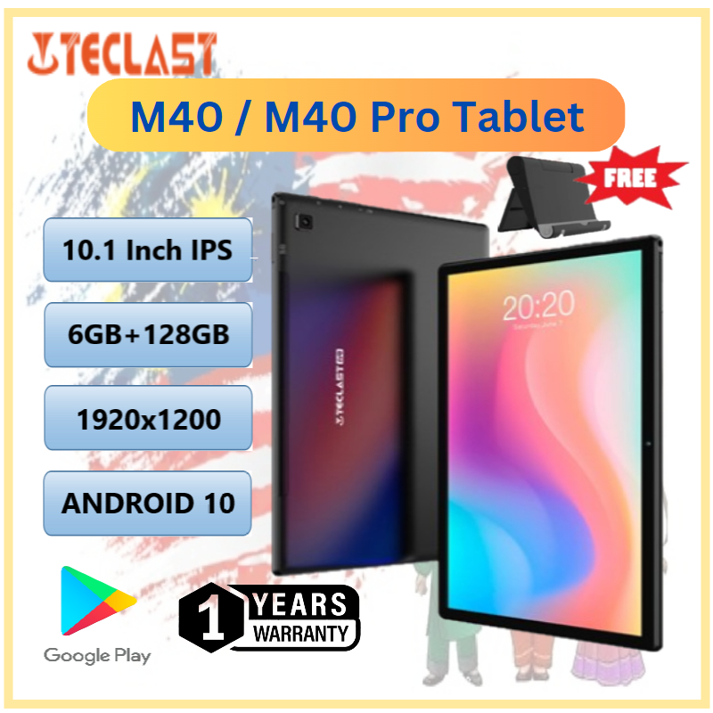 Teclast M40 / M40 Pro Tablets 10.1 Inch Tablet PC 【6GB+128GB】 8MP Dual ...
