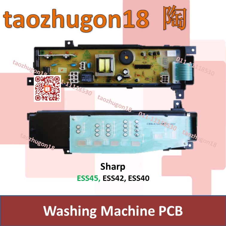 Sharp Washing Machine Mesin Basuh Controller PCB Power Board ESS45 ...