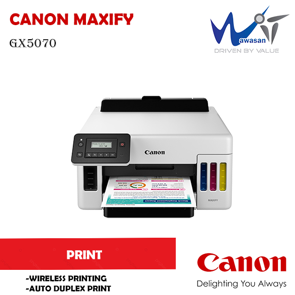 Canon Maxify GX5070 Wireless Ink Tank Business Printer For High Volume