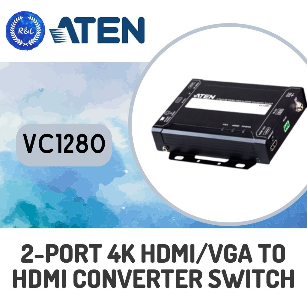 VC-1280 HDMI/VGA to HDMIコンバータースイッチ　4k対応 VC-1280 HDMI/VGA to HDMIコンバータースイッチ4k対応
