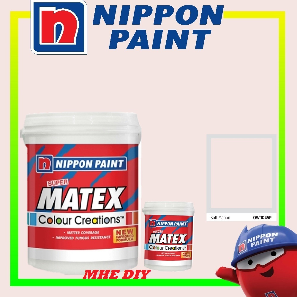 NIPPON PAINT 5L OW 1045 P SOFT MARION Interior Smooth Sheen / Matt