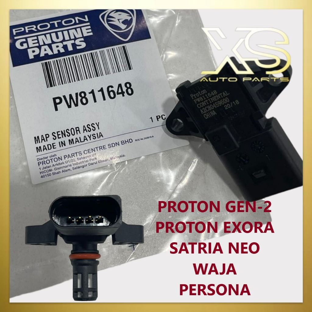 100 Original Proton Gen 2 Exora Satria Neo Waja Persona Map Sensor Pw811648 Shopee 1563