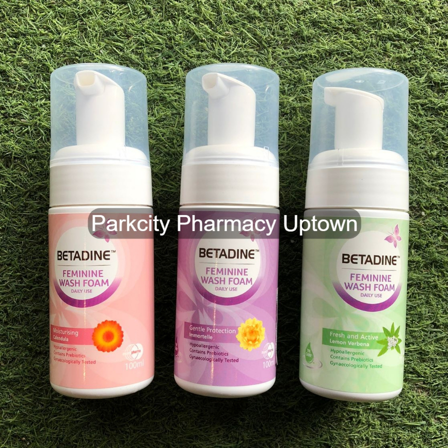 Betadine Feminine Wash Foam Daily Use 100ml (Moisturising Calendula