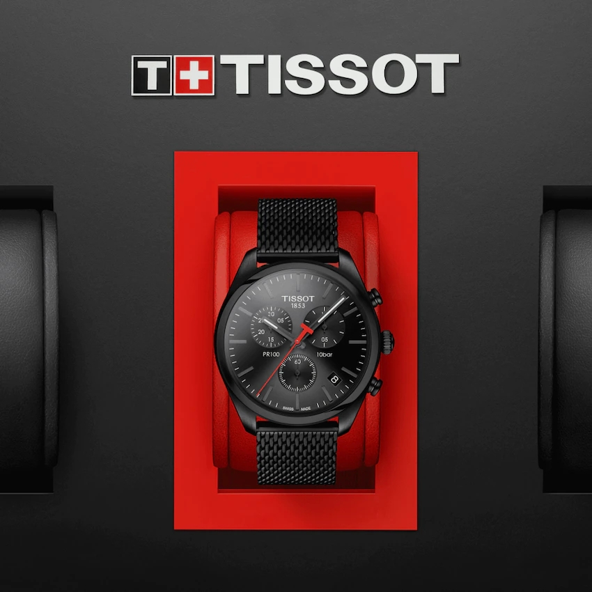 TISSOT T101.417.33.051.00 T1014173305100 Men s Analog Watch PR 100