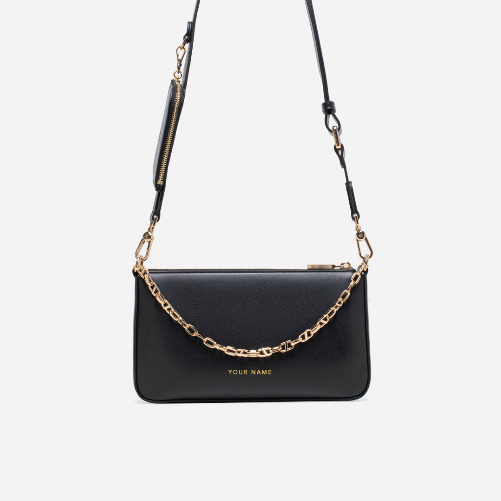 Mae Chain Pochette - Black | Shopee Malaysia