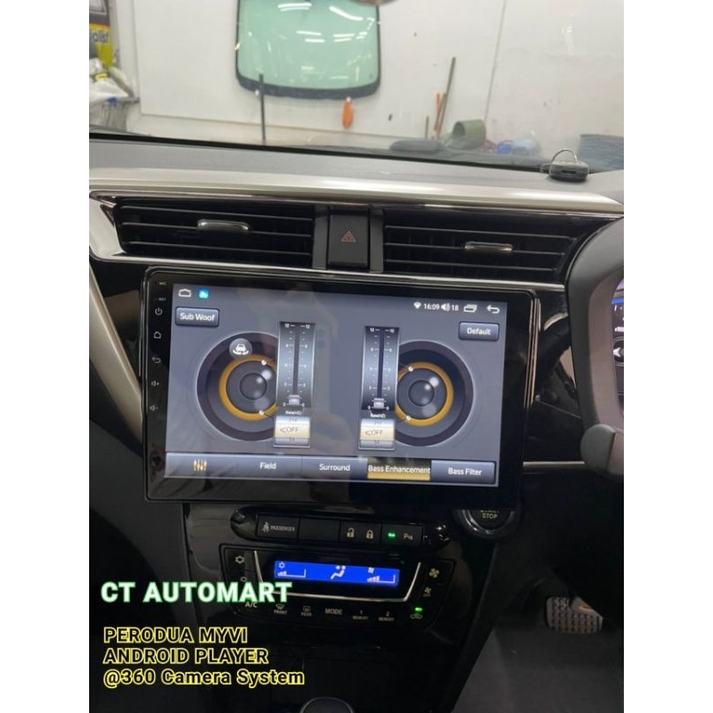 PERODUA AXIA/MYVI ANDROID PLAYER 3D 360 BIRD VIEW + 4 SIDE DVR VIDEO