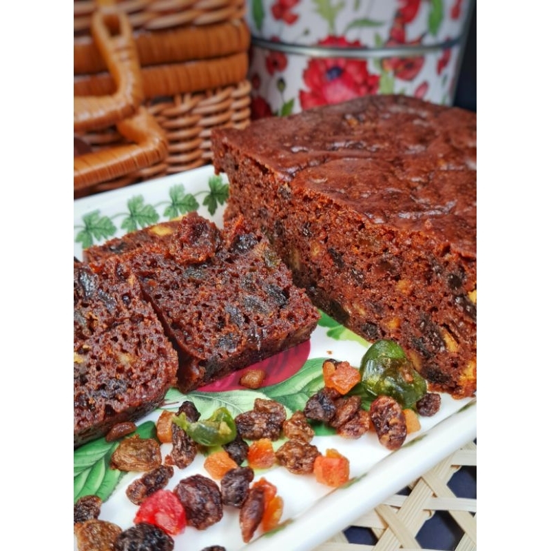 Premium Kek Buah Kukus 100% real butter moist fruit cake kek kukus buah ...